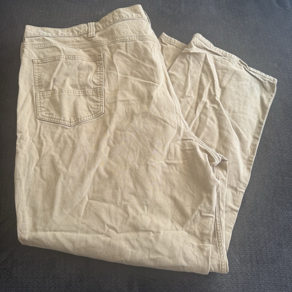 54 X 32 Tan Brown Carhartt Work pants Relaxed Or Baggy Fit Workwear